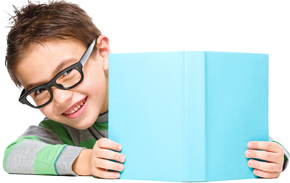 boy with book